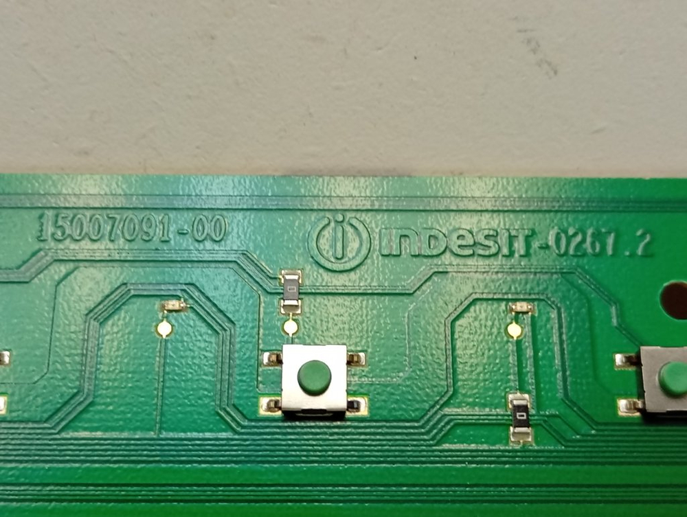 EWUC4105 кт43 Модуль индикации для стиральных машин Indesit Ariston 16200306900 б/у