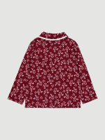 Пижама с воротником Mjölk Снежные веточки, уценка