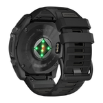 Спортивные часы Garmin tactix 8, 51 мм, AMOLED, чёрный нейлоновый ремешок, силиконовый ремешок цвета чёрный/«серая галька» Безель из титана, AMOLED-дисплей с сапфировым стеклом. Нейлоновый ремешок и силиконовый ремешок с классическими застёжками — на запя