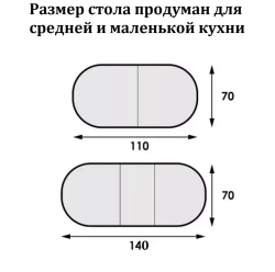 Обеденная группа Белая стол со стульями