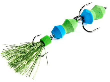 Приманка джиг. LJ PENNON TIPSYWORM зел./син. в блистере