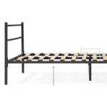 Кровать Woodville Фади 160х200 черная