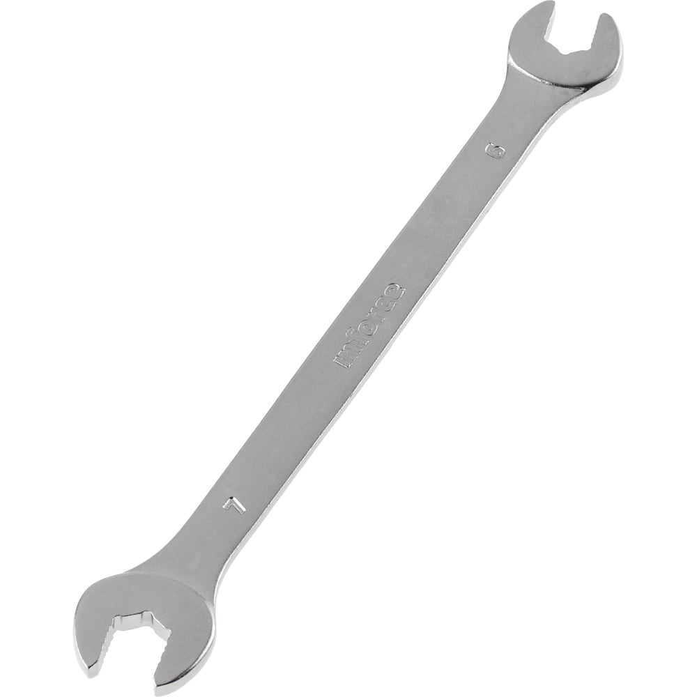 Рожковый ключ 6x7мм Inforce, Сталь Cr-V, профессиональный, 06-05-88