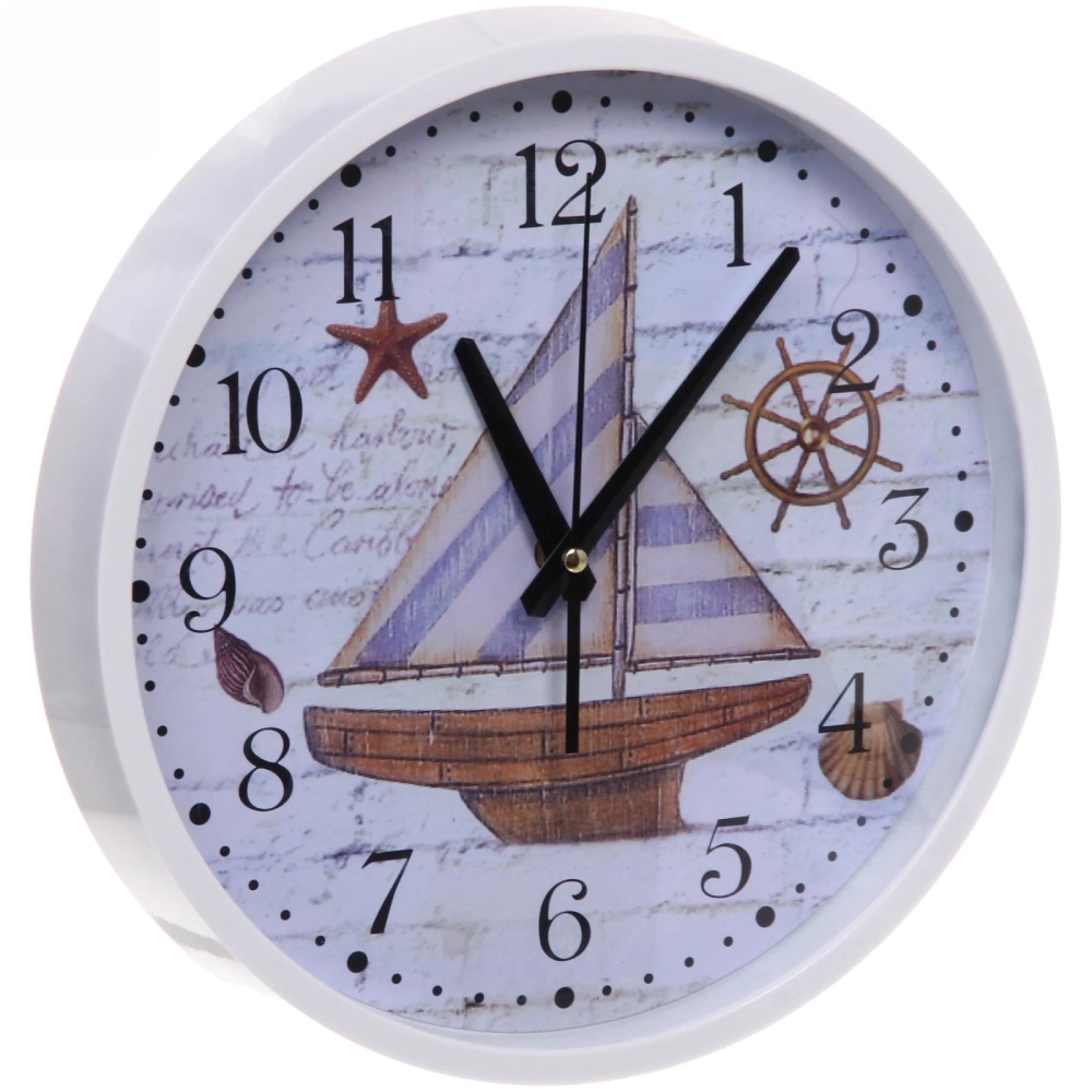 Часы настенные «Яхта» D30см 9516D
