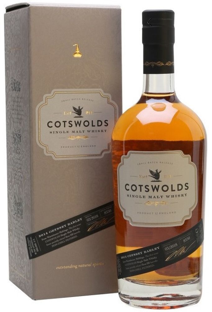 Виски Cotswolds Single Malt gift box, 0.7 л.