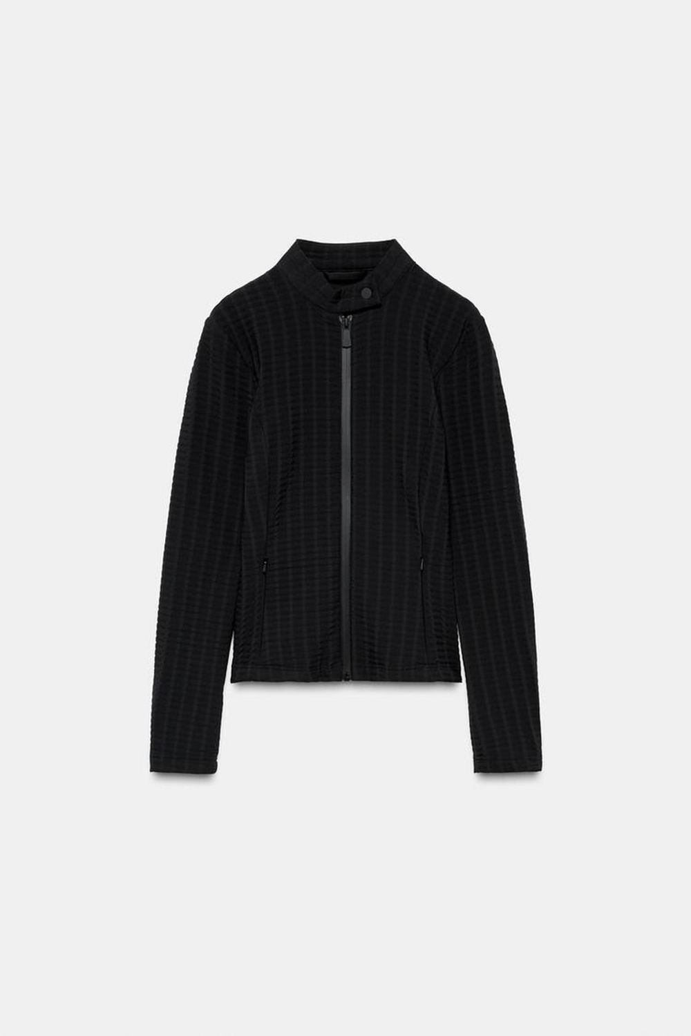 ZARA ЛЕГКАЯ ВОДОНЕПРОНИЦАЕМАЯ КУРТКА, ЧЕРНЫЙ