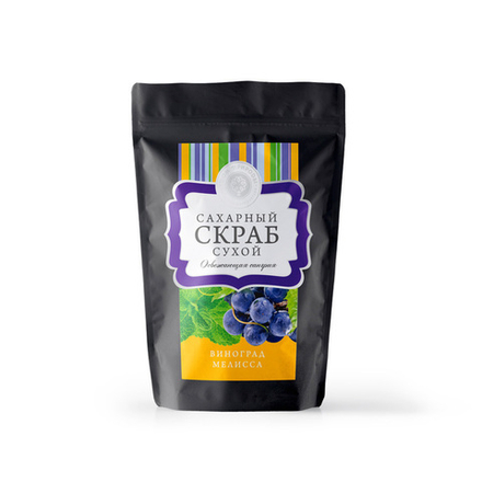 Сухой сахарный скраб для тела Освежающая сангрия, 250 г (3,25 б)