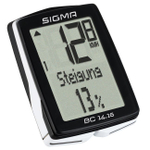 Велокомпьютер SIGMA BC 14.16 14 функций высота подсветка NFC(Андроид) черно-белый