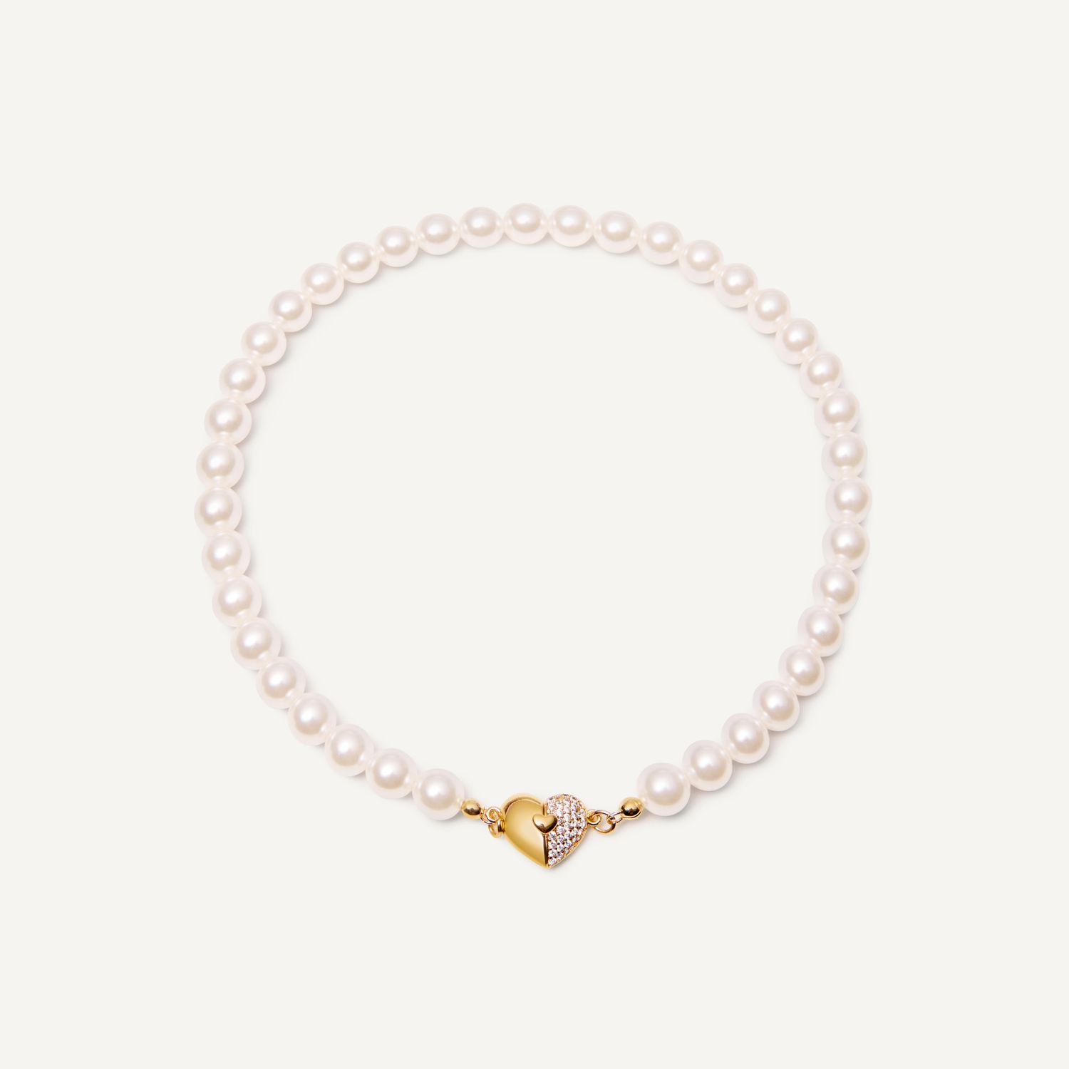 Колье Open Heart Necklace - Gold