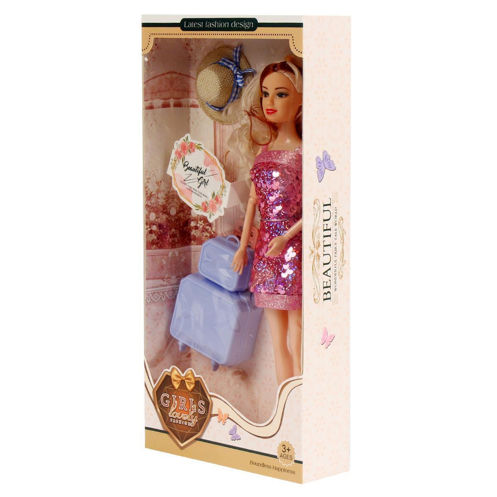 Кукла тип Модель на шарнирах с аксессуарами, коробка CY1015B