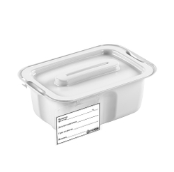 Емкость-контейнер полим. для дезинф. и предстерилиз. обраб. мед.инстр. ЕДПО-1 серый