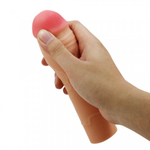 Реалистичная насадка на пенис Chane (18 см) телесная