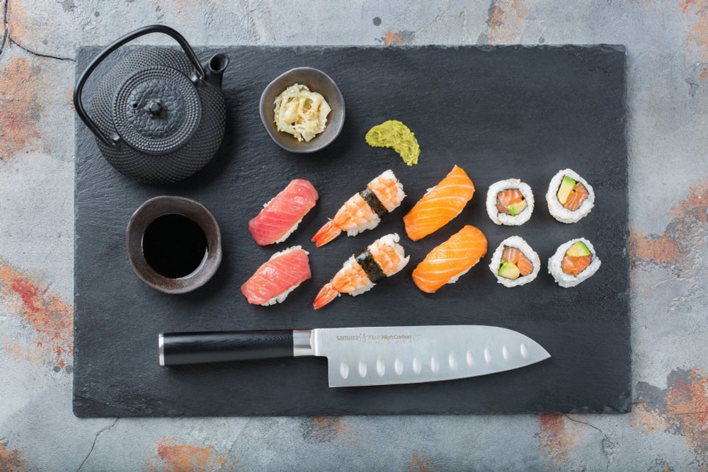 Нож Сантоку 18см Samura Mo-V SM-0094/16