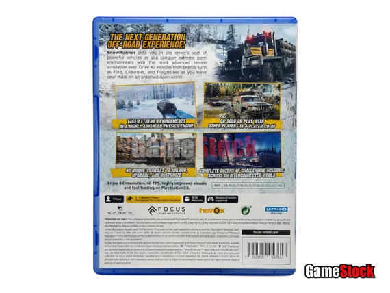 PS5 SnowRunner (Б/У, Русские субтитры,  PPSA-04929)