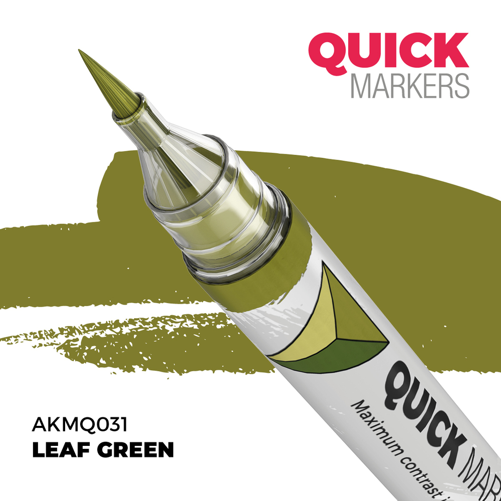 Акриловый маркер AK Interactive Quick Marker Leaf Green