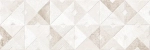 Настенная плитка ALMA Ceramica TWA11MAS014 Mars 60x20 белая / бежевая матовая под геометрию