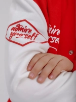 Красный бомбер для школы и сада