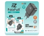 Зарядное устройство FaizFull FC76 PD20W+QC3.0 3A Type-C+USB Black