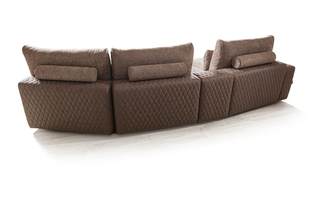 Aldo угловой модульный диван с терминальным углом и баром