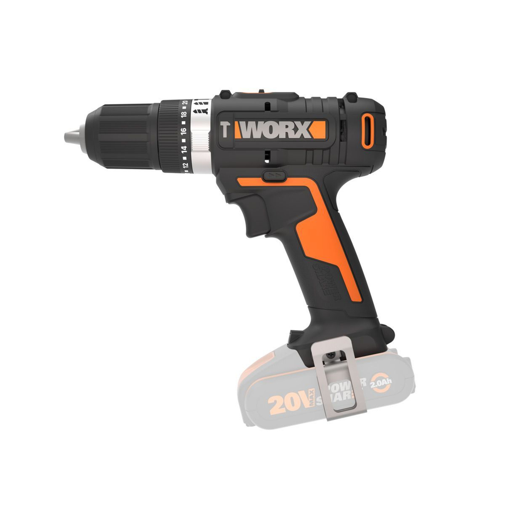 Дрель-шуруповерт ударная аккумуляторная WORX WX370