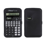 Калькулятор инженерный, карманный Kenko, 10 Bit с крышкой и часами, LCD, 13.3*7.8*1.4 см, чёрный