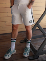 Шорты спортивные с лампасами город горький ЧБЗ белые белый
