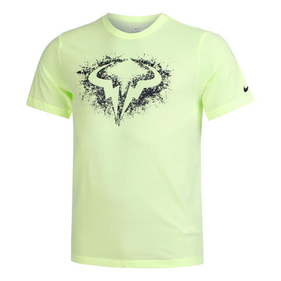 Мужское теннисное поло Nike Dri-Fit Rafa Nadal Court SU23 T-Shirt Men - Light Green, Multicoloured