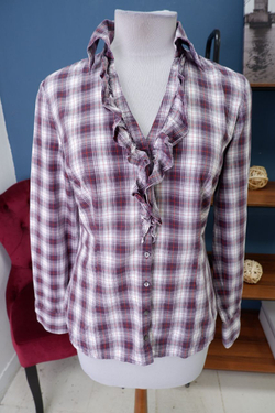 Рубашка Mexx в клетку 42-44 размер