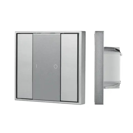 INTELLIGENT ARLIGHT Кнопочная панель DALI-201-23-1G-DIM-DT6-IN Silver (BUS, Frame) (IARL, IP20 Металл, 3 года) 048181