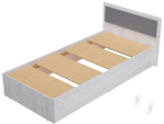 Кровать 0;9 Спальня Фиеста (крафт белый)