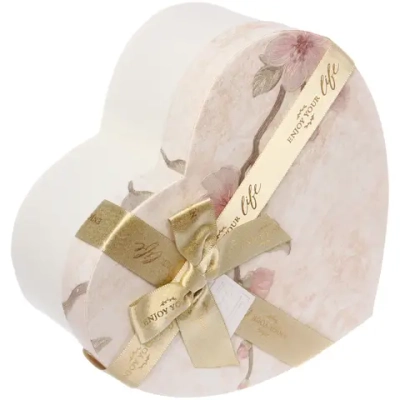 Коробка подарочная «Грация сердца» 22*20*9 см, Золото