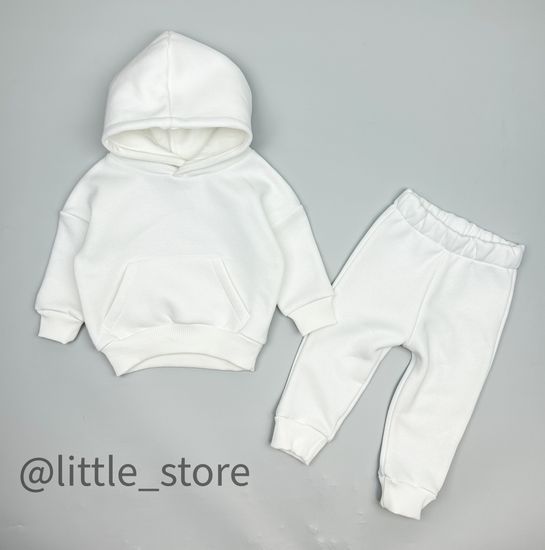 Комплект из футера с начесом "Bright" Молоко