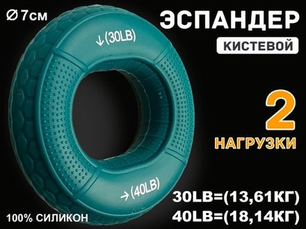 Эспандер кистевой с двойной нагрузкой 30-40 LB