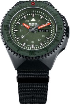 Швейцарские тактические часы Traser P69 Black Stealth Green 109864
