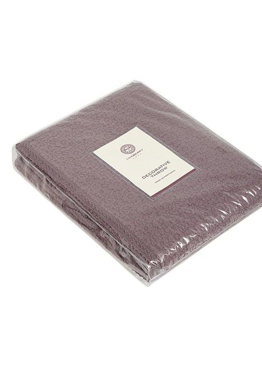 Покрывало 220x240 Luxberry Provence шоколадный мусс Португалия упаковка