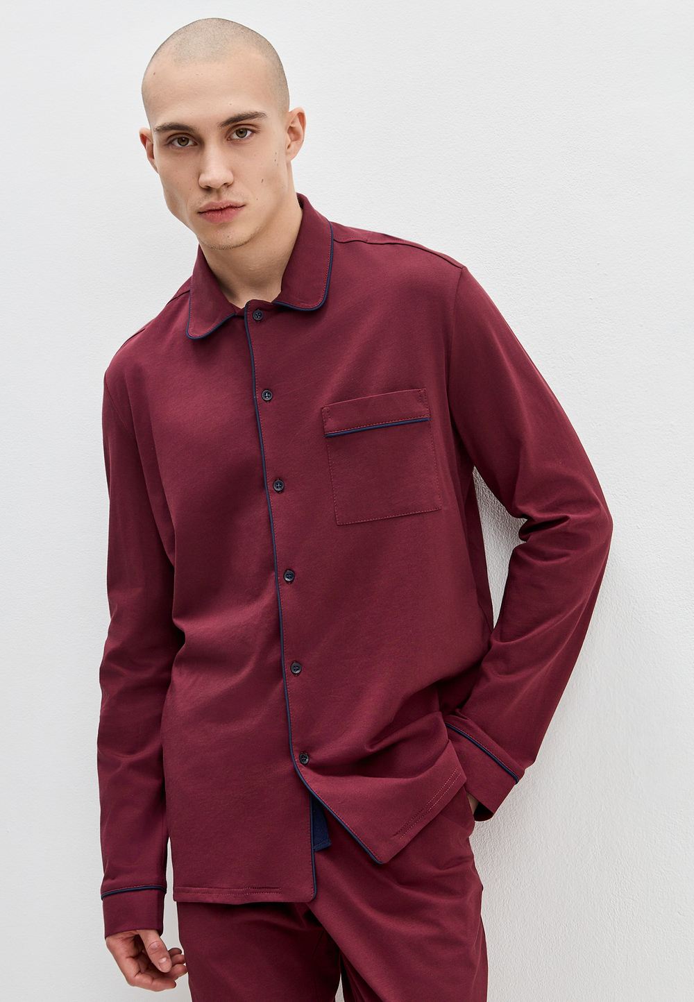 Пижама мужская Ihomewear Classic Men Bordo