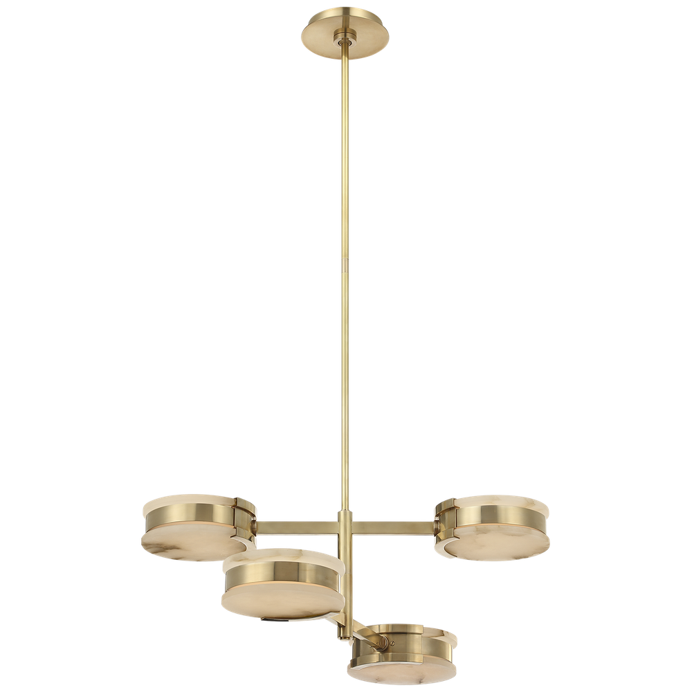 Потолочный светильник Visual Comfort Melange 25" Multi-Positional Semi-Flush Chandelier