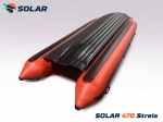 Лодка надувная моторная solar-470 strela jet tunnel