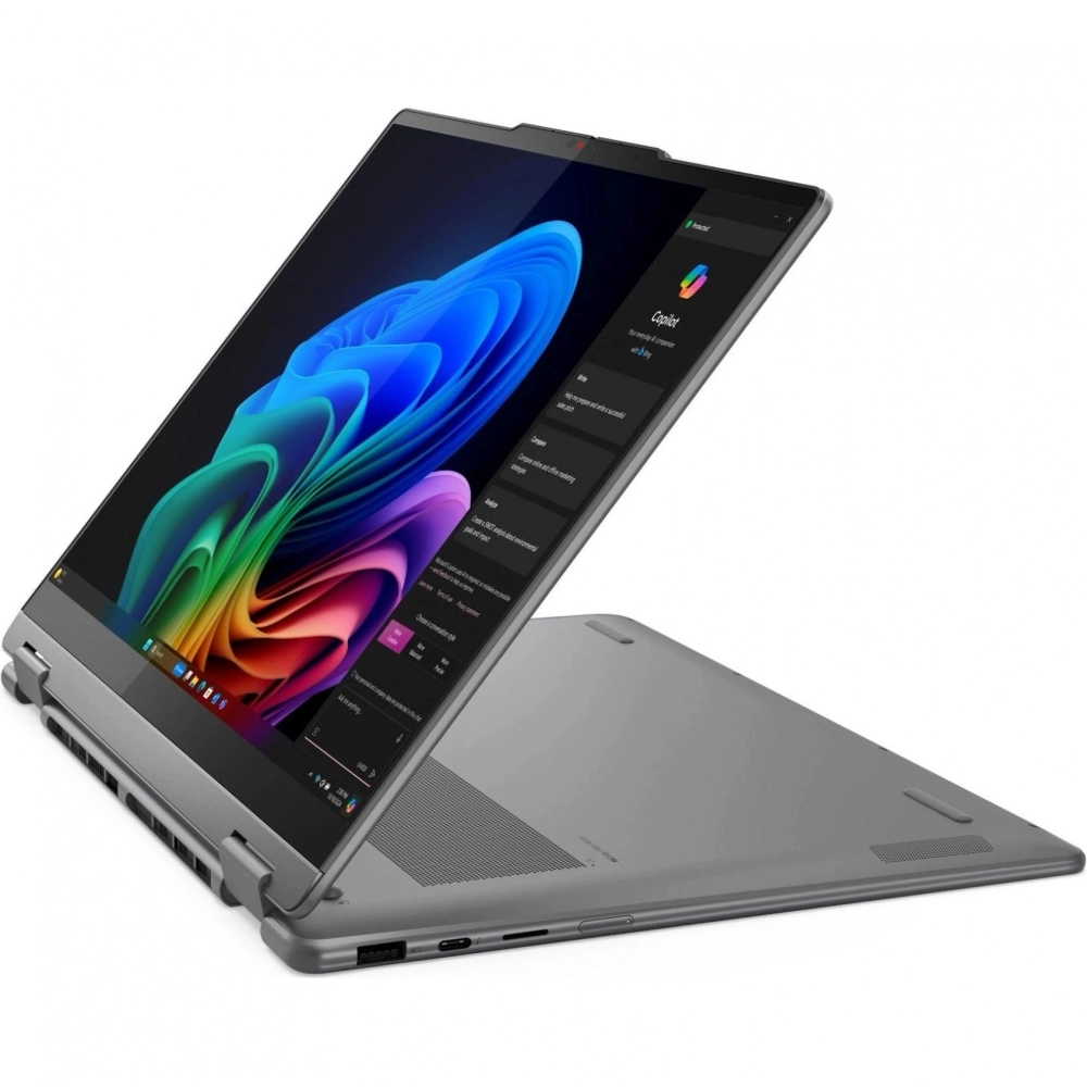 Ноутбук Lenovo Yoga 7 14ILL10 Core Ultra 5 226V 16Gb SSD512Gb Intel Arc 130V 14" OLED Touch WUXGA (1920x1200) без ОС grey WiFi BT Cam (83JQ003GRK)