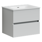 Тумба с раковиной Sancos Urban, 59 см., ламинат белый, UR60W