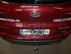 Фаркоп оцинкованный Galia H095A для Hyundai Tucson дорестайл 2015-2018, Kia Sportage 4 дорестайл 2015-2018(паспорт и сертификат в комплекте)(без электрики)
