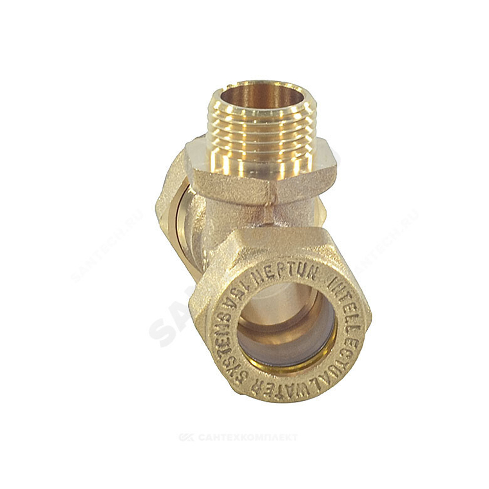 Тройник латунь 15Aх1/2"х15 обжим/НР STAHLMANN STML1501/215BEF