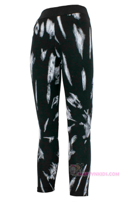 лосины Черное - Белое Термо 3919