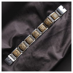 Серебряный браслет «Ящер»