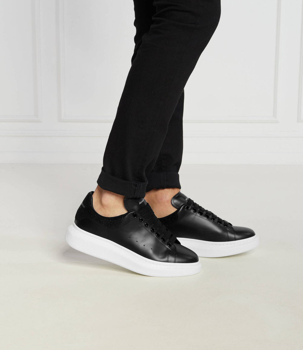 Кожаные кроссовки Alexander McQueen - черный(727388 WHVIT)