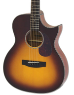 ARIA ARIA-101CE Matte Tobacco Sunburst