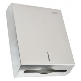 Диспенсер для бумажных полотенец Z, V-слож. нерж. до 700 листов (54484)