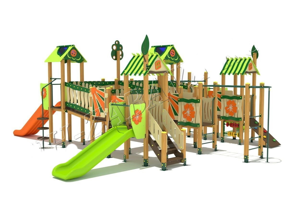 Игровой комплекс ДГС-10 Эколес от 5 лет для детской площадки