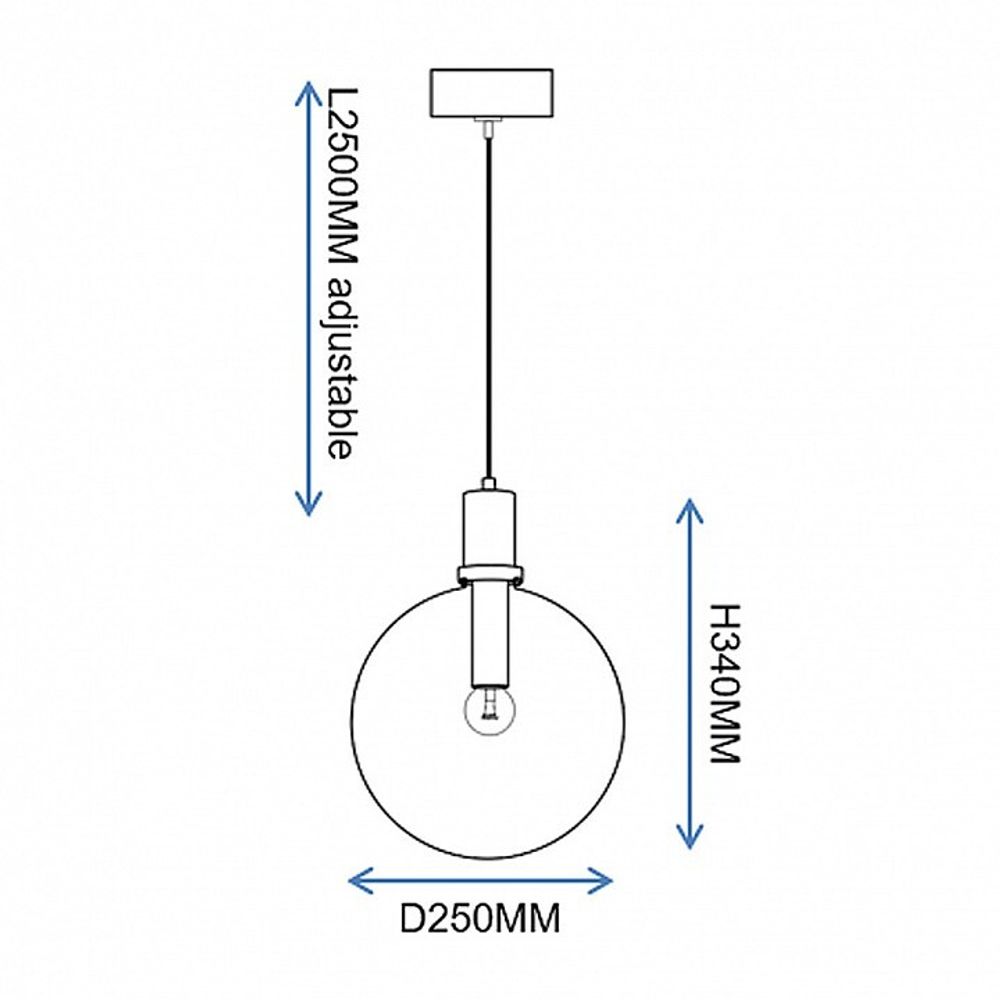 Подвесной светильник Imperiumloft PENBALL Black PENBALL03