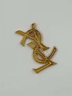 Брошь лого YSL
